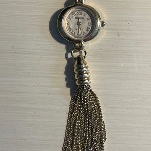 Women's Gruen Pendant Watch With Tassel- Gold Tone- Thailand